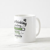 Mug Suranalyse Chargement 99% Terminé Citation Drôle (Devant droit)