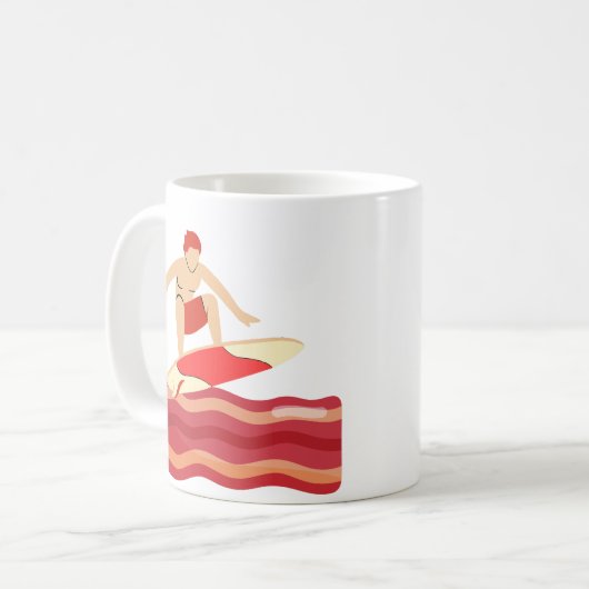 Mug Surbord sur Bacon Wave (Devant gauche)