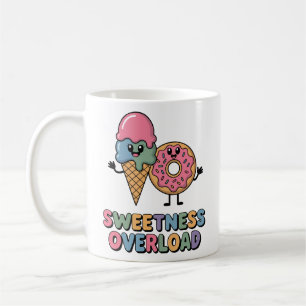 Mug Surcharge de sucrerie Enfants de Donut & Ice Cre