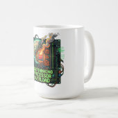 Mug Surcharge du processeur de suranalyse Drôle de cer (Devant droit)