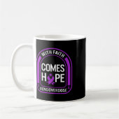 Mug Surdosage de drogue Sensibilisation Avec la foi vi (Gauche)