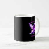 Mug Surdosage Sensibilisation Ruban Violet Fin Addi (Devant droit)