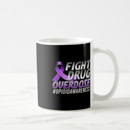 Mug Surdose de drogue Sensibilisation aux opioïdes 2 (Droite)