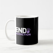 Mug Surdose de sensibilisation à la fin de la dépendan (Gauche)