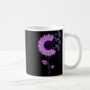 Mug Surdose de tournesol violet de papillon