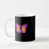 Mug Surdose Sensibilisation Beurre à ruban violet Grie (Gauche)