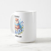 Mug Surévalué ? Aquarelle célébrant la Journée de la m (Devant gauche)