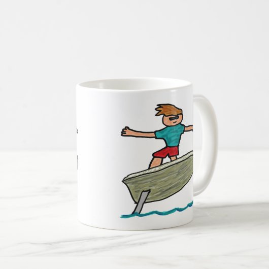 Mug Surf à huile (Devant droit)