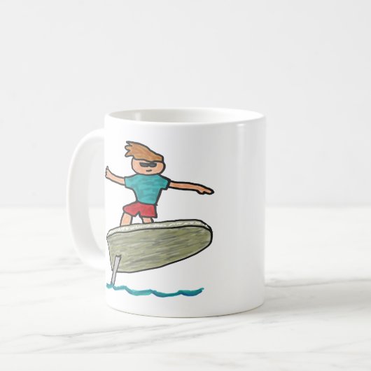 Mug Surf à huile (Devant gauche)