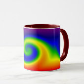 Mug Surf arc-en-ciel (Devant droit)