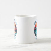 Mug Surf au Sunset Retro Style (Centre)