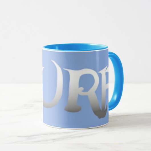 Mug Surf combo bleu (Devant droit)