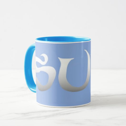 Mug Surf combo bleu (Devant gauche)