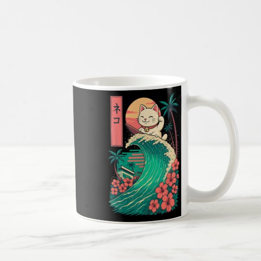 Mug Surf de chat japonais _1 (Droite)