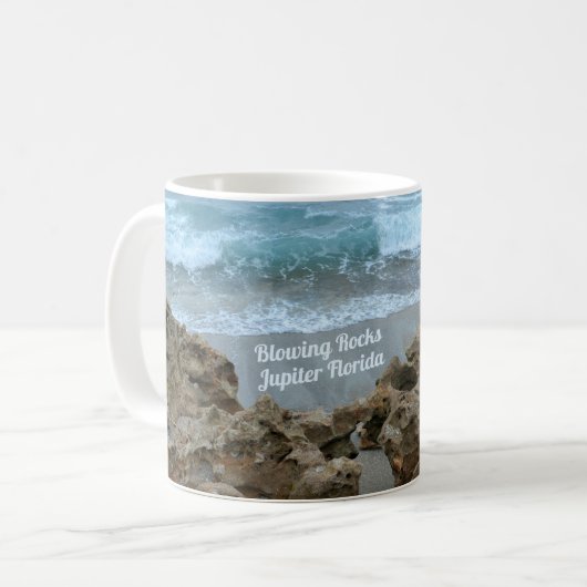 Mug Surf de plage de Jupiter (Devant gauche)