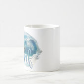 Mug Surf de style de pinceau vintage (Centre)