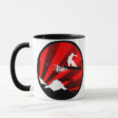 Mug surf des neiges : traînée de poudre (Gauche)