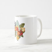 Mug Surf d'été fleurs de plage et feuilles tropicales (Devant droit)
