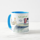 Mug surf et gazon (Devant gauche)