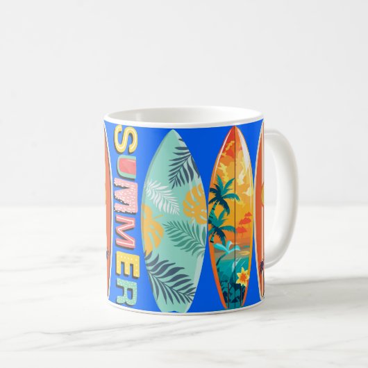 Mug Surf Été Sans Fin (Devant droit)