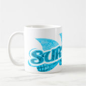 Mug Surf Haut bleu clair vagues surfer sport mufle (Gauche)