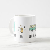 Mug Surf Jam vit dans une Van (Devant gauche)