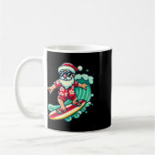 Mug Surf Père Noël Tropical Noël Vacances Noël À (Gauche)