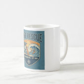 Mug Surf Rescue Lifeguard Patrol Est 1950 (Devant droit)
