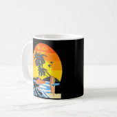 Mug Surf rétro et sable (Devant gauche)