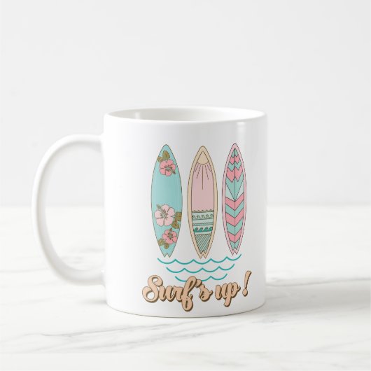 Mug Surf Retro Pastel (Gauche)
