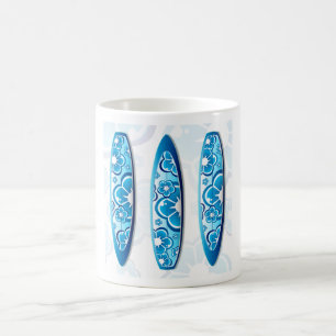 Mug Surf super avec design fleuri