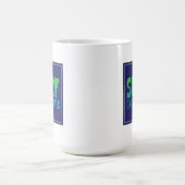 Mug Surf sur l'affiche de vagues (Centre)