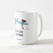 Mug Surf/Surf - Allons faire du surf (Devant droit)