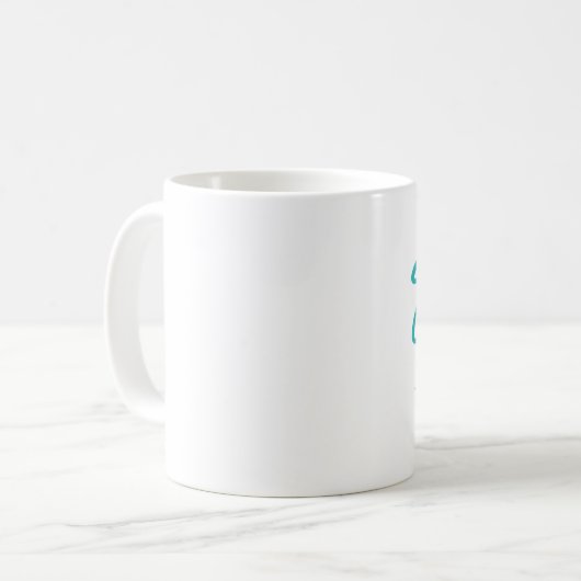 Mug Surf - Typographie estivale (Devant gauche)