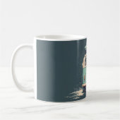 Mug Surf Van Splash – Camionnette Rétro de Plage (Gauche)