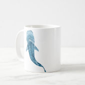 Mug Surfaçage de requin-baleine (Devant gauche)