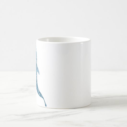 Mug Surfaçage de requin-baleine (Centre)