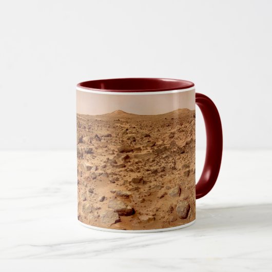 Mug Surface Mars - Vue Paysage (Devant droit)