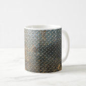Mug Surface métallique, arrière - plan de texture réfl (Devant droit)