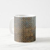 Mug Surface métallique, arrière - plan de texture réfl (Devant gauche)