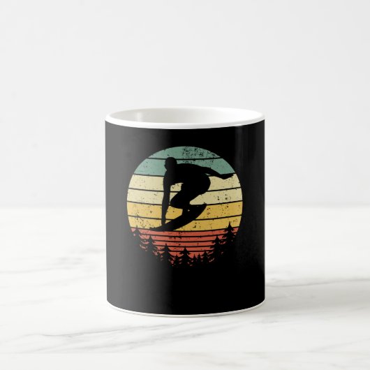 Mug Surfboard Surfboard Surfboard Idée-Cadeau Rétro (Centre)