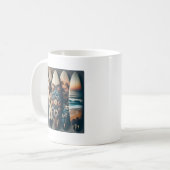 Mug Surfboards peints hawaïens (Devant gauche)
