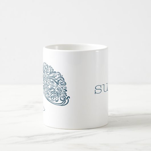 Mug Surfer bleu (Centre)