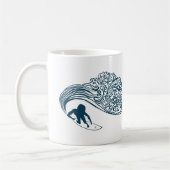 Mug Surfer bleu (Gauche)