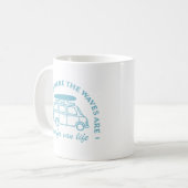 Mug Surfer camper van life road trip surf citations (Devant gauche)