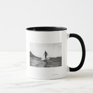 Mug Surfer dans le surfer de Honolulu Hawaï Longboard
