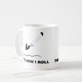 Mug Surfer de cerf-volant (Devant gauche)