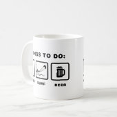 Mug Surfer de cerf-volant (Devant gauche)