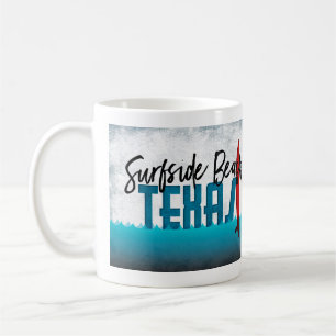 Mug Surfer de planche de surf du Texas de plage de