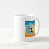 Mug Surfer Dude Sunset Vintage (Devant droit)